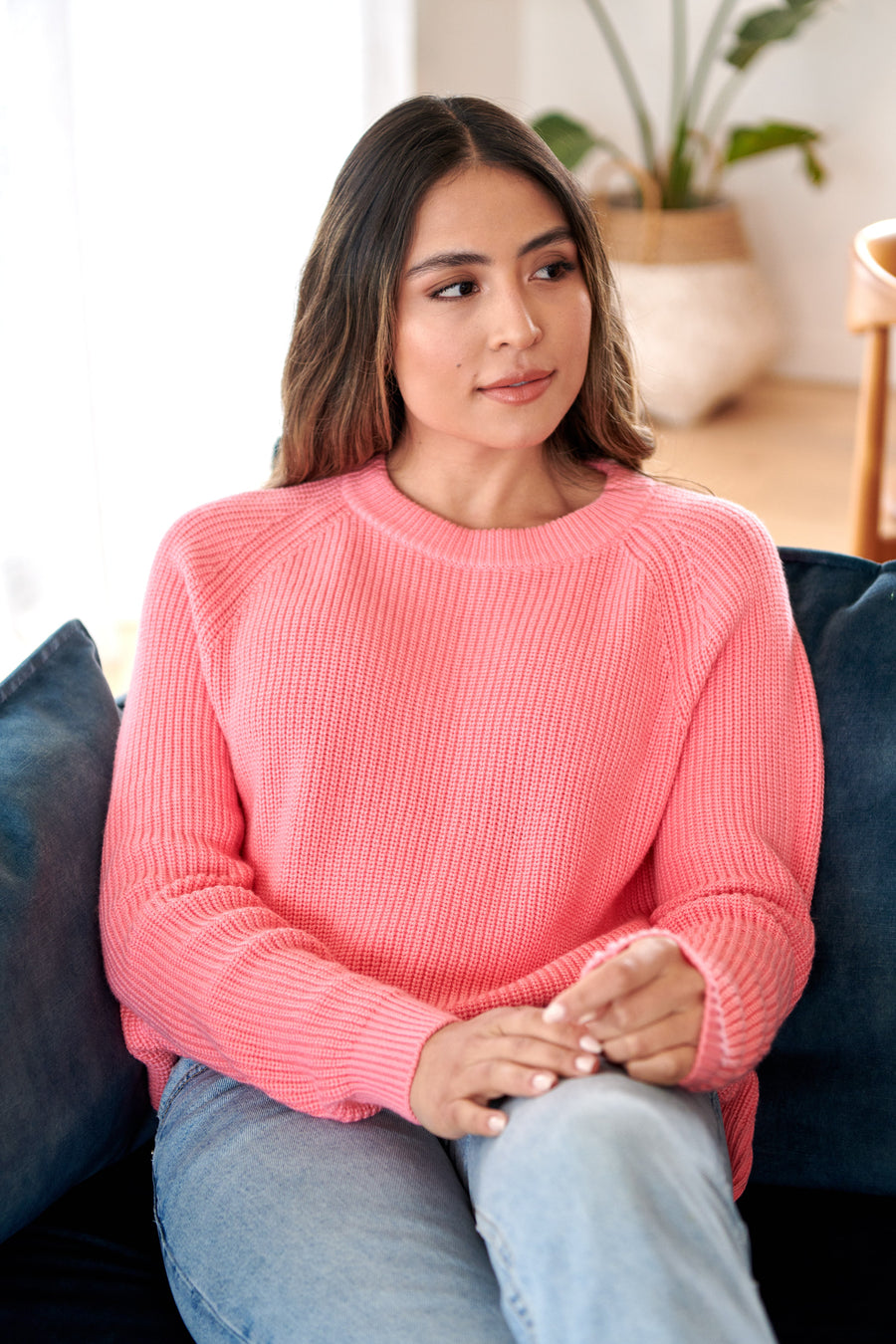 Pink Bell Pullover